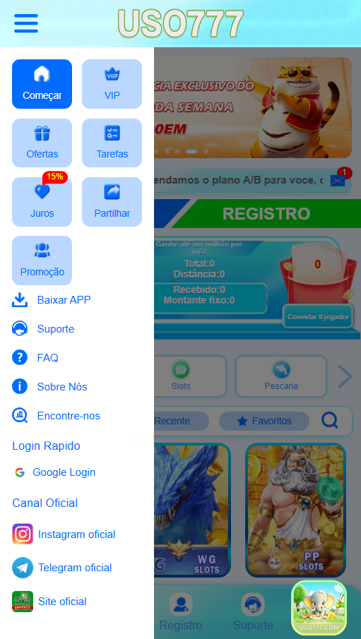 uso777.com Game Categories